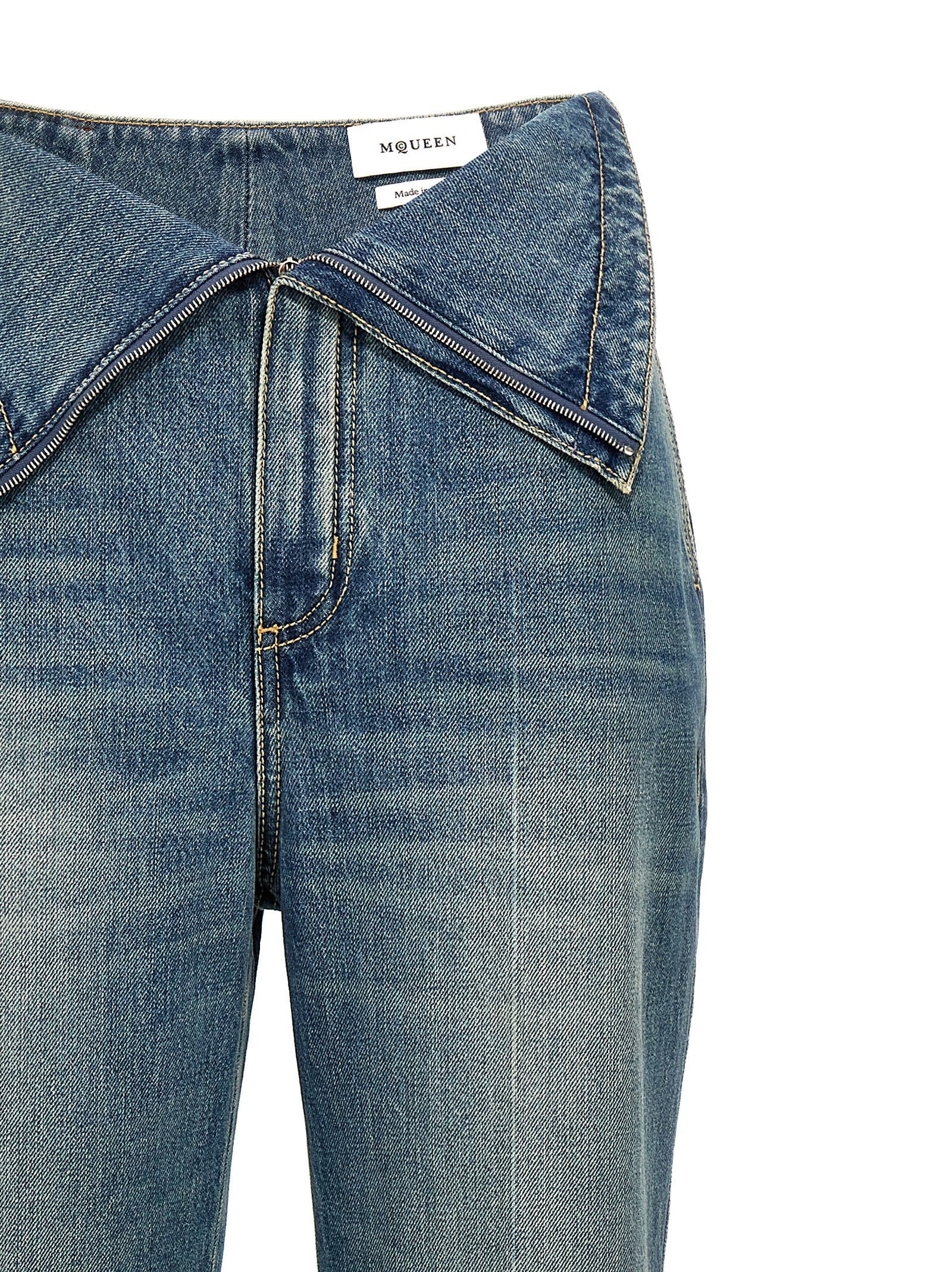 MCQUEEN - MCQUEEN - Denim pants - Women’s Bottoms