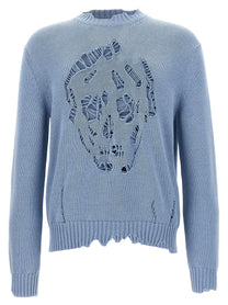 MCQUEEN - MCQUEEN - Skull sweater - Men’s Knitwear
