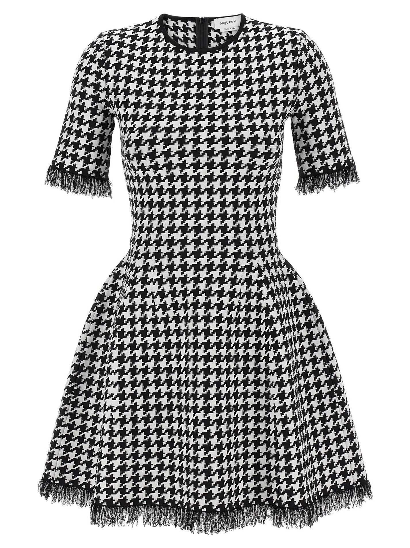 MCQUEEN - MCQUEEN - Houndstooth dress - Women’s Clothing