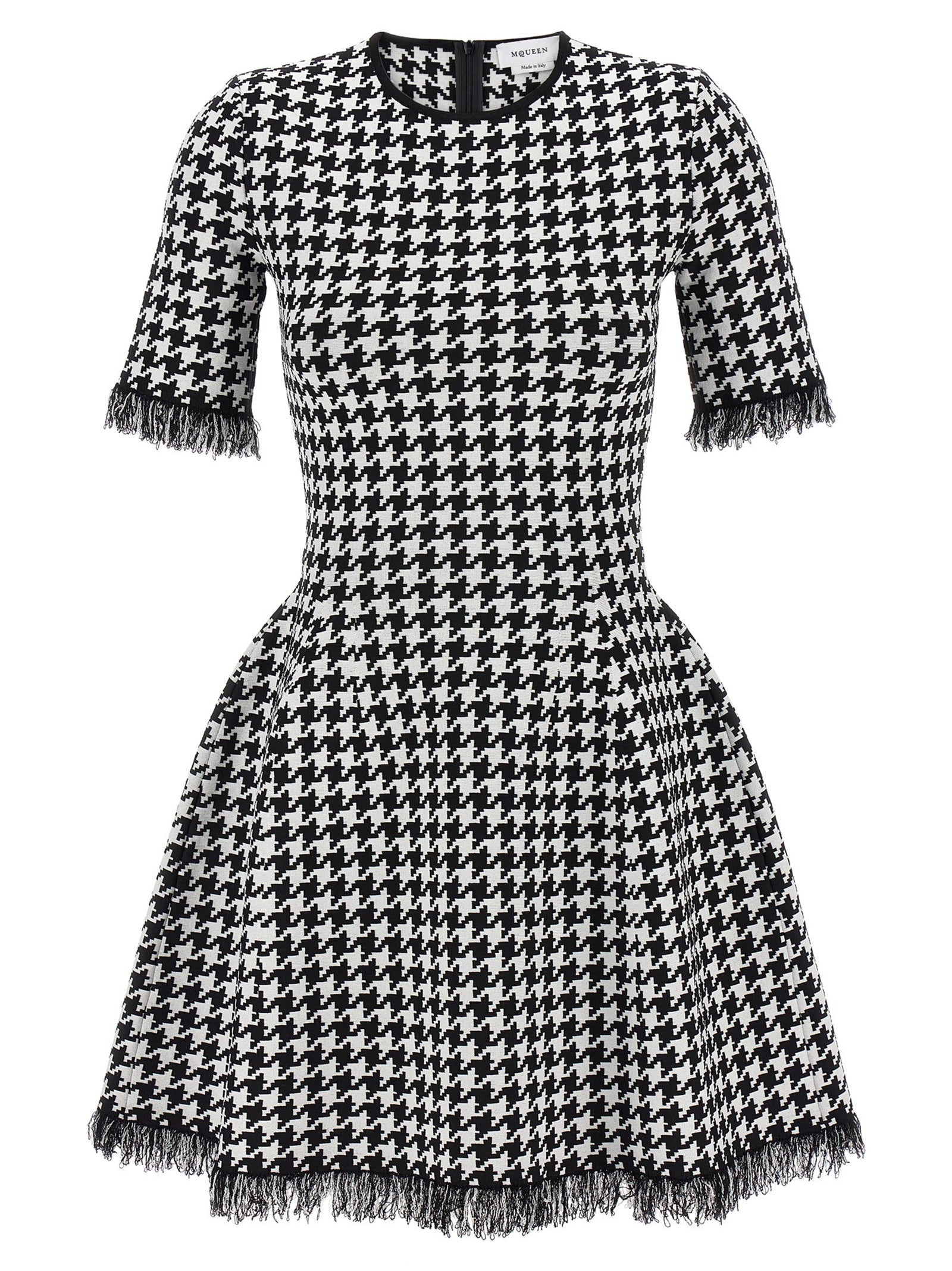MCQUEEN - MCQUEEN - Houndstooth dress - Women’s Clothing