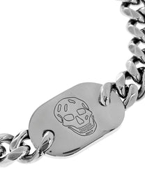 MCQUEEN - MCQUEEN - ’Skull plate’ bracelet - Men’s Accessories