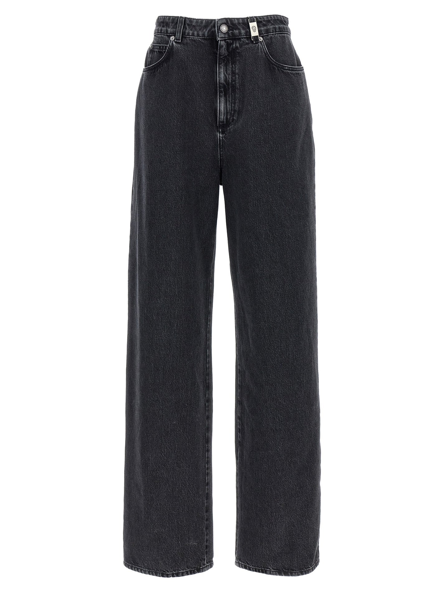 MCQUEEN - MCQUEEN - Wide leg jeans - Women’s Bottoms