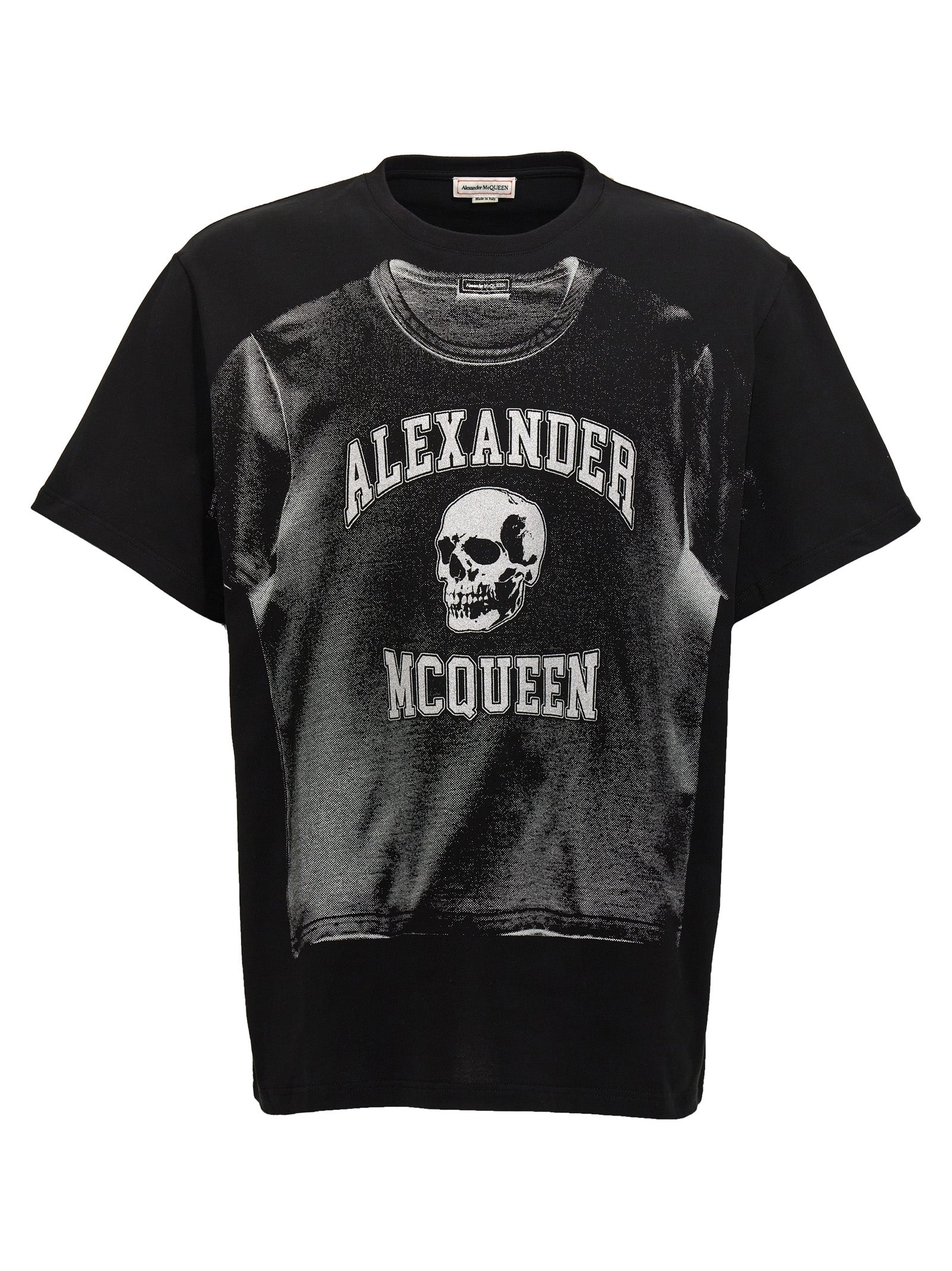 MCQUEEN - MCQUEEN - Logo print T-shirt - Men’s Tops