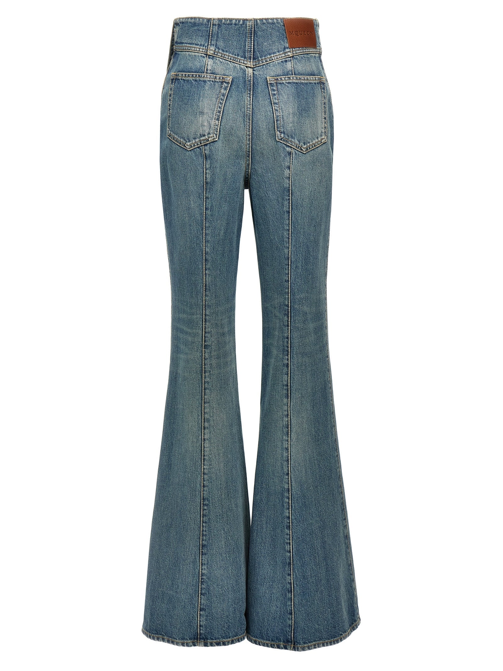MCQUEEN - MCQUEEN - Denim pants - Women’s Bottoms