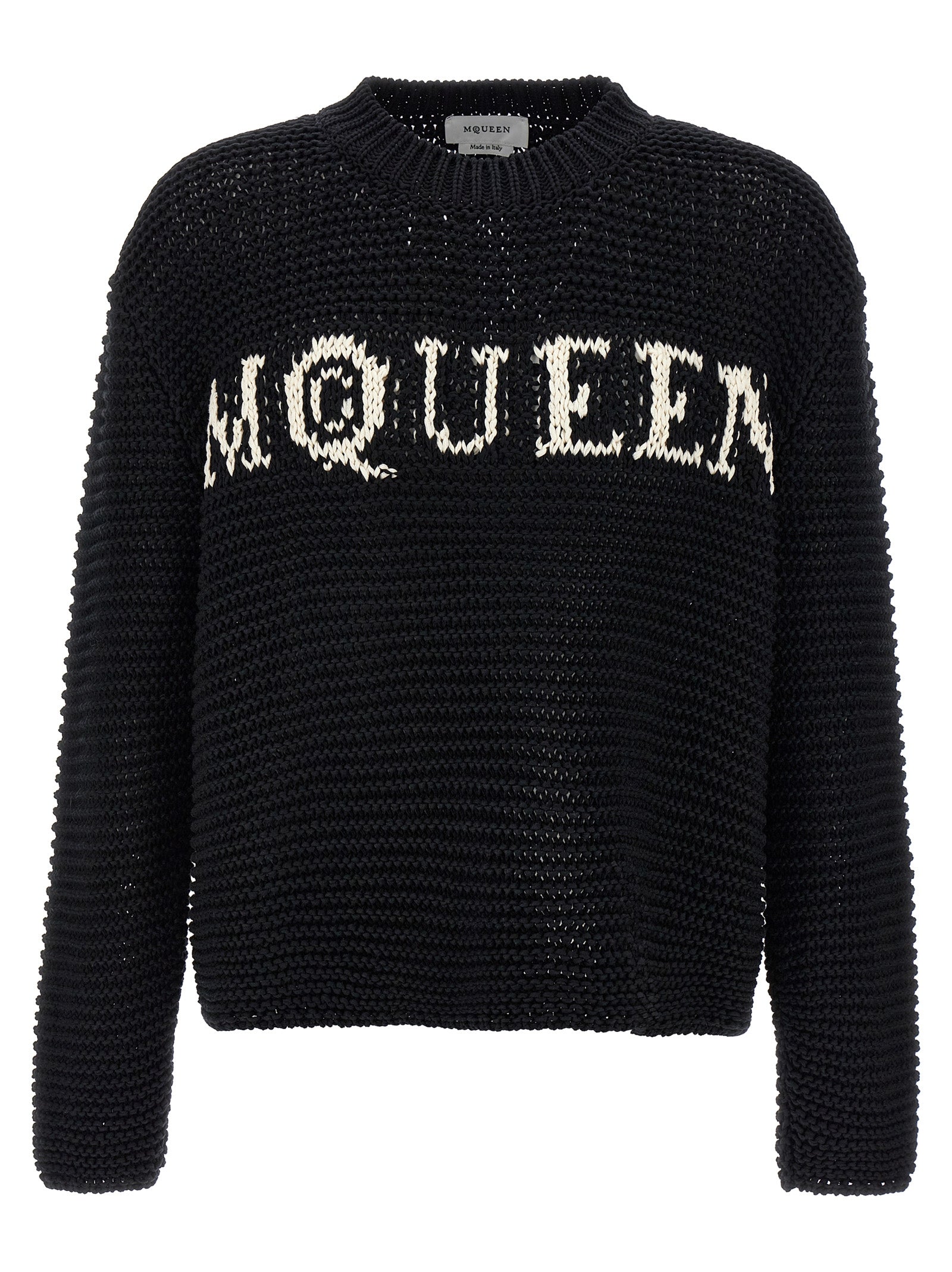 MCQUEEN - MCQUEEN - Logo sweater - Men’s Knitwear