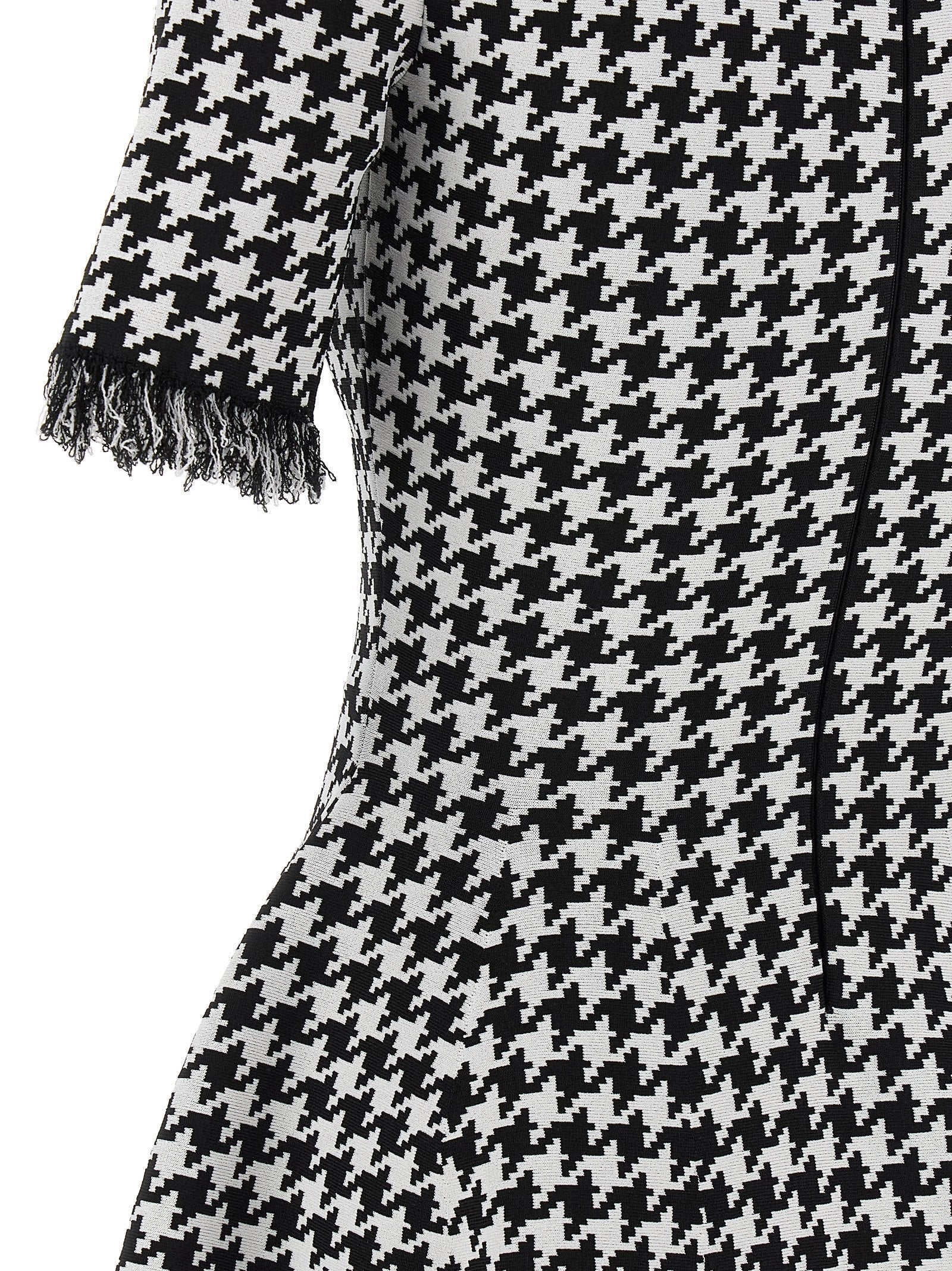 MCQUEEN - MCQUEEN - Houndstooth dress - Women’s Clothing