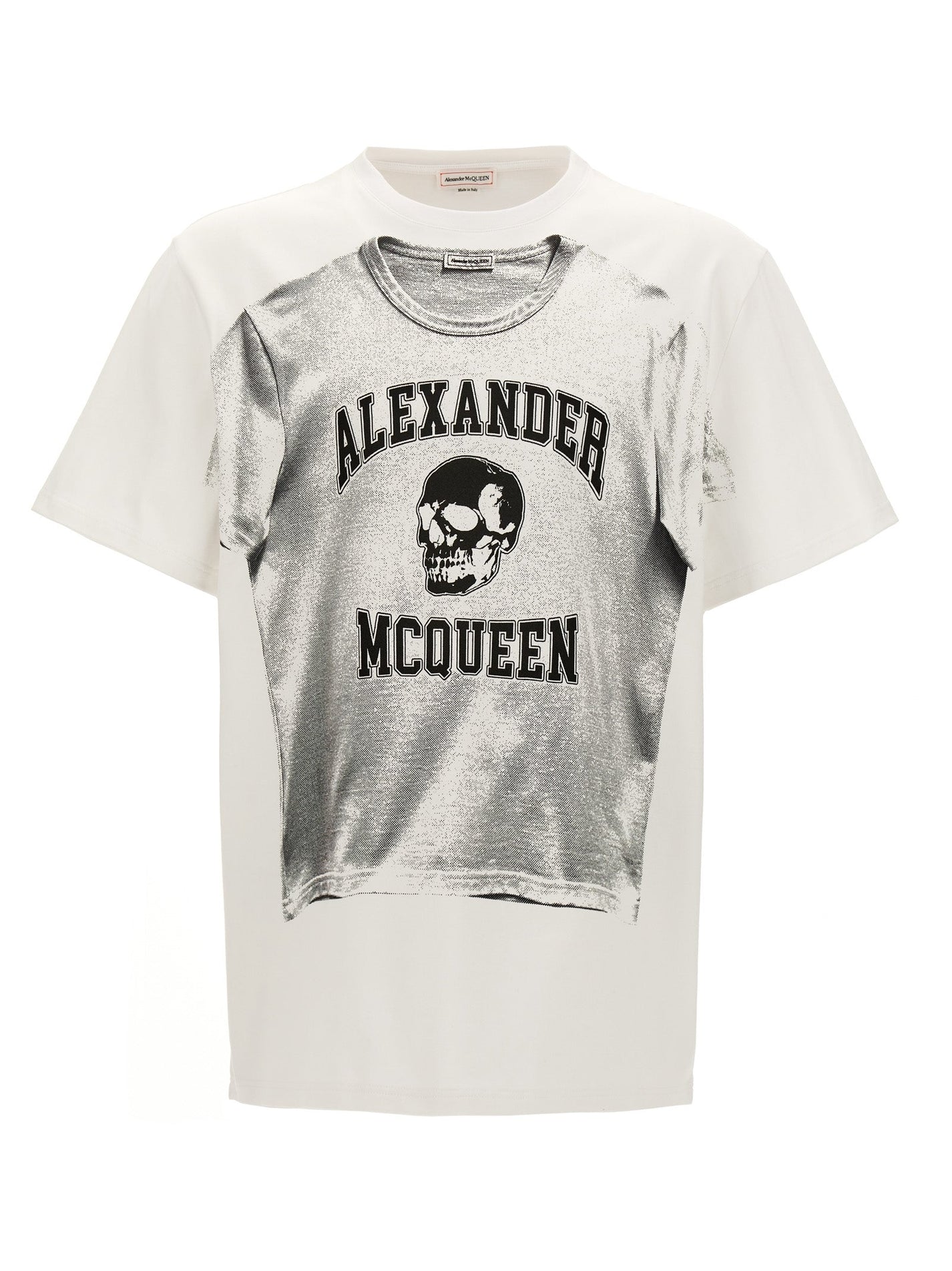 MCQUEEN - MCQUEEN - Logo print T-shirt - Men’s Tops