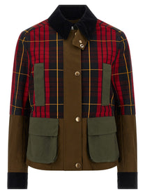 MCQUEEN - MCQUEEN - Patchwork jacket - Women’s Outerwear