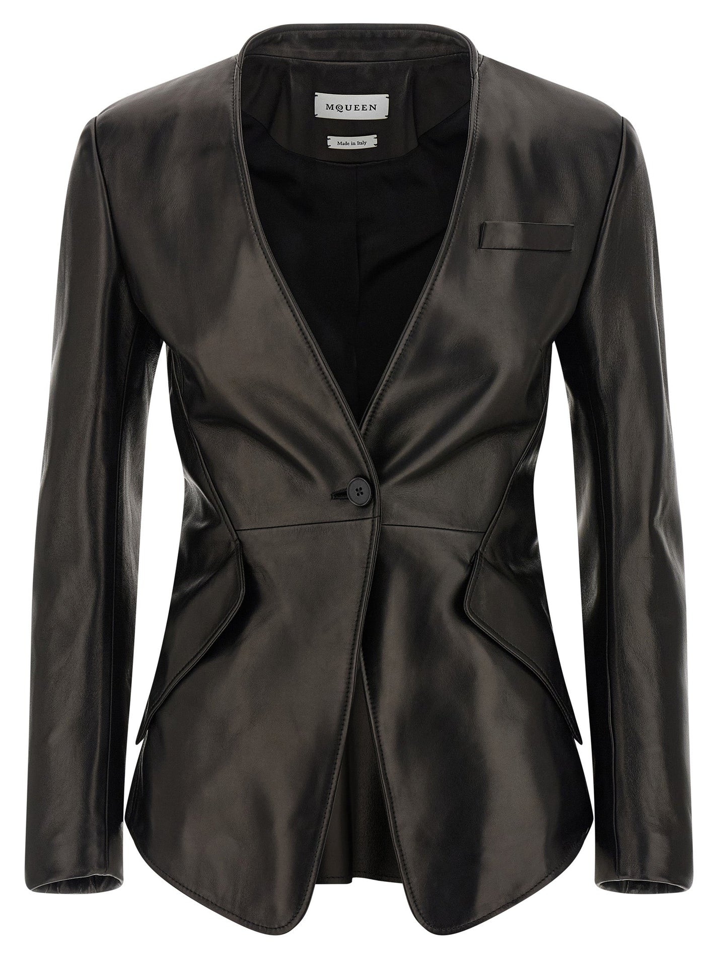 MCQUEEN - MCQUEEN - Nappa blazer - Woman,Clothing,Blazer suits,
