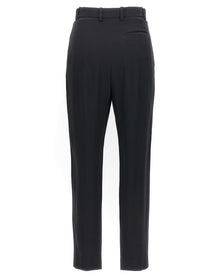 MCQUEEN - MCQUEEN - Crêpe cigarette pants - Women’s Pants