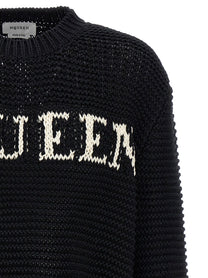 MCQUEEN - MCQUEEN - Logo sweater - Men’s Knitwear