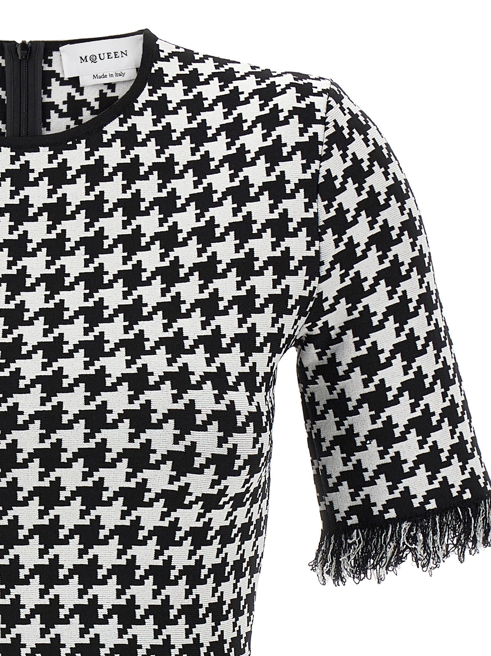 MCQUEEN - MCQUEEN - Houndstooth dress - Women’s Clothing