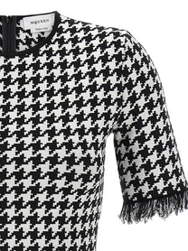 MCQUEEN - MCQUEEN - Houndstooth dress - Women’s Clothing