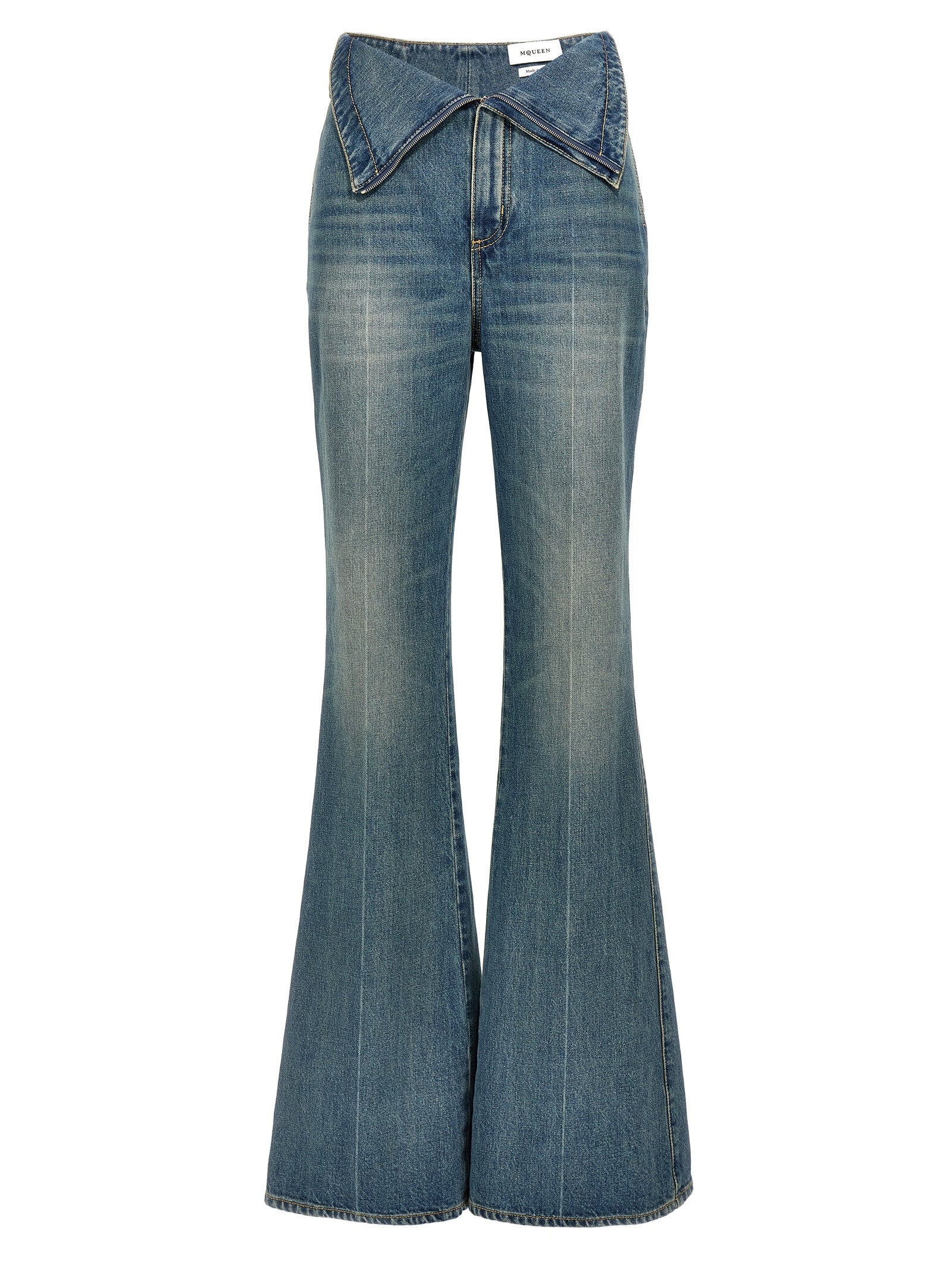 MCQUEEN - MCQUEEN - Denim pants - Women’s Bottoms