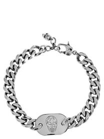 MCQUEEN - MCQUEEN - ’Skull plate’ bracelet - Men’s Accessories
