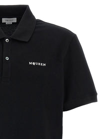 MCQUEEN - MCQUEEN - Logo embroidery polo shirt - Men’s Tops