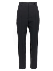 MCQUEEN - MCQUEEN - Crêpe cigarette pants - Women’s Pants
