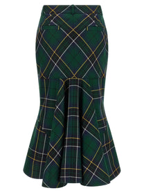 MCQUEEN - MCQUEEN - Tartan skirt - Women’s Clothing