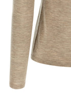 Max Mara Meana Turtleneck Sweater Beige, view 4