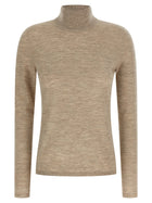 Max Mara Meana Turtleneck Sweater Beige