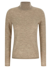 Max Mara Meana Turtleneck Sweater Beige