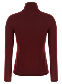 Max Mara Meana Turtleneck Sweater Red