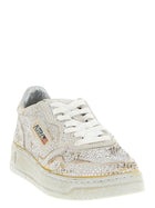 AUTRY Medalist Capsule Bloom Sneakers Beige, view 2