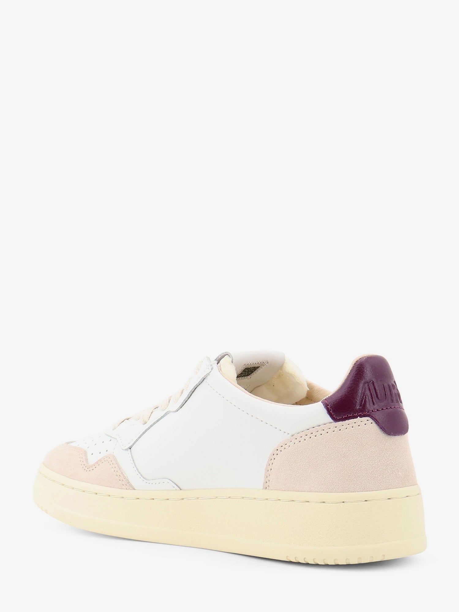 AUTRY Men's Medalist Leather and Suede Sneakers White