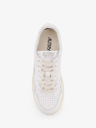 AUTRY Women's Medalist Leather Sneakers White, view 5