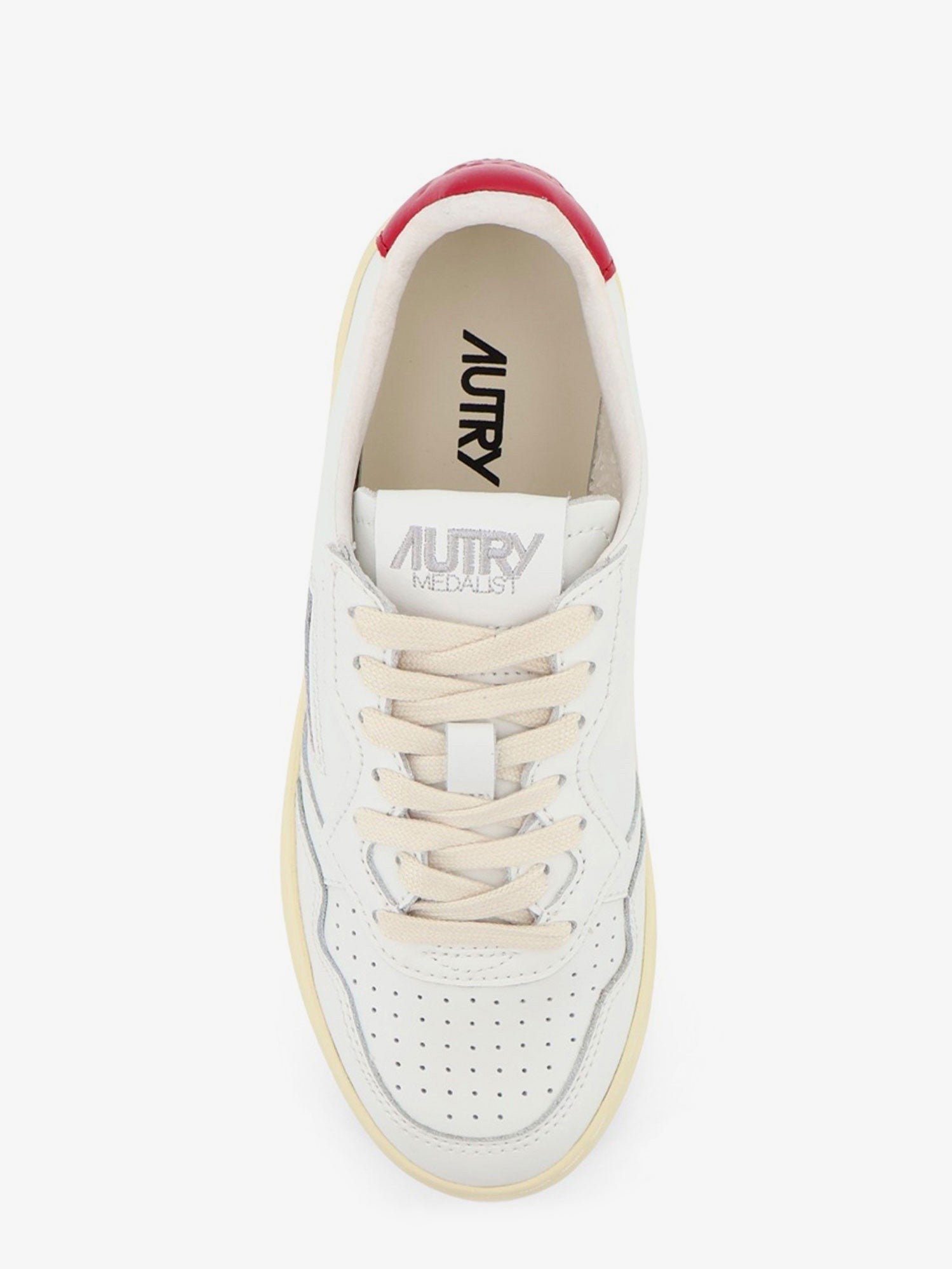 AUTRY Women's Medalist Leather Sneakers White