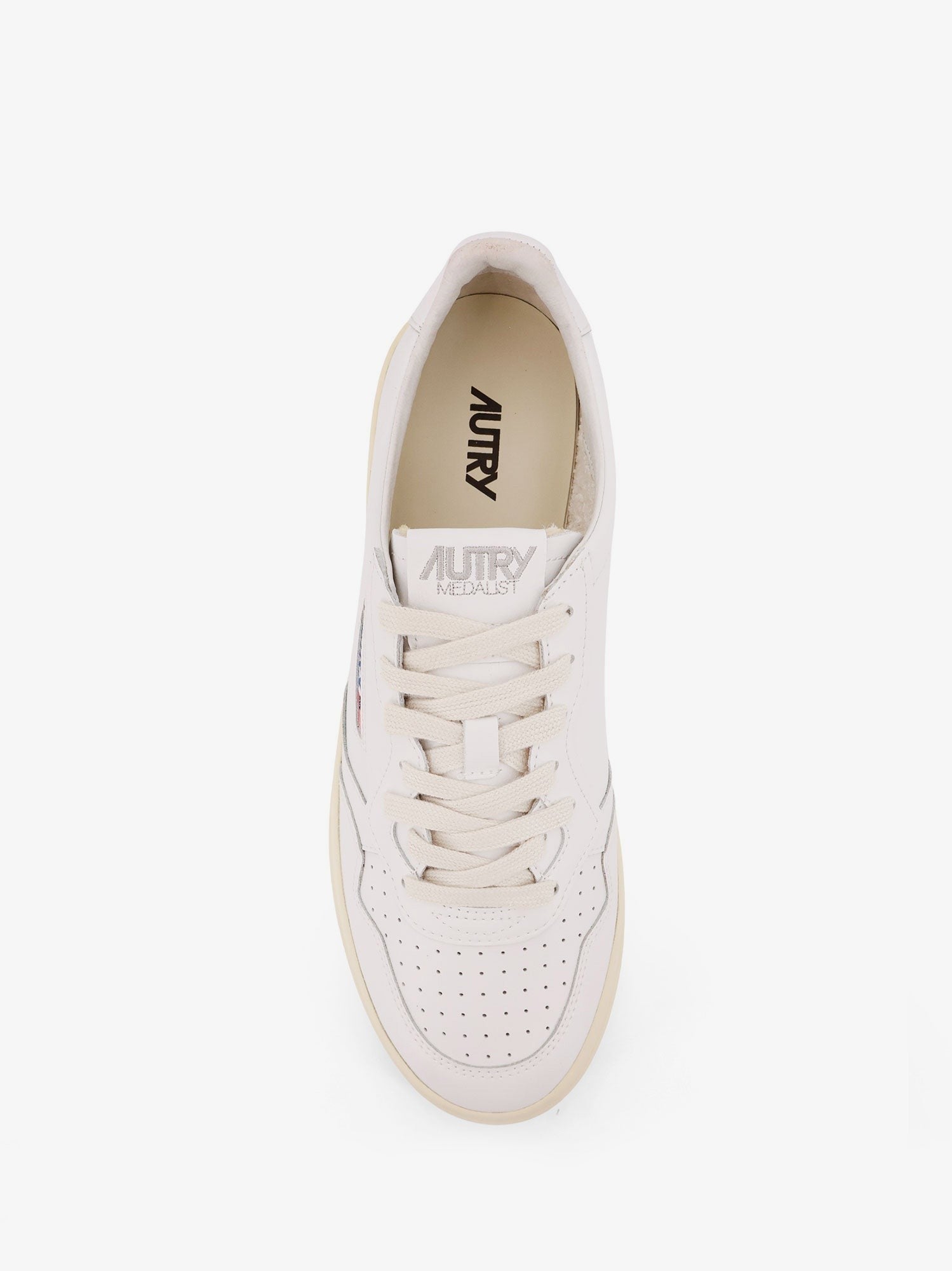 AUTRY Men's Medalist Leather Sneakers White