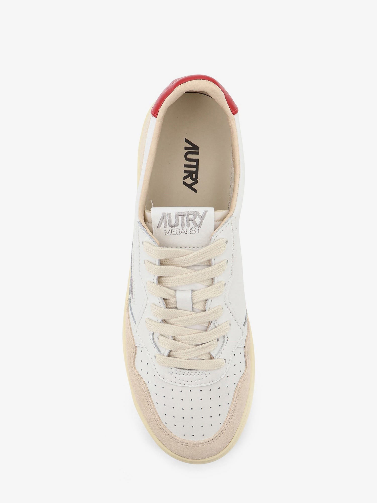 AUTRY Men's Medalist Low Leather Sneakers White