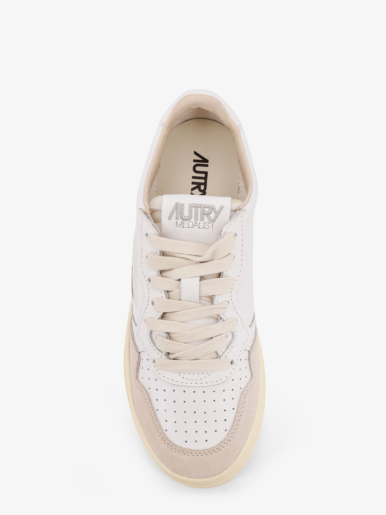 AUTRY Women's Medalist Low Leather Sneakers White