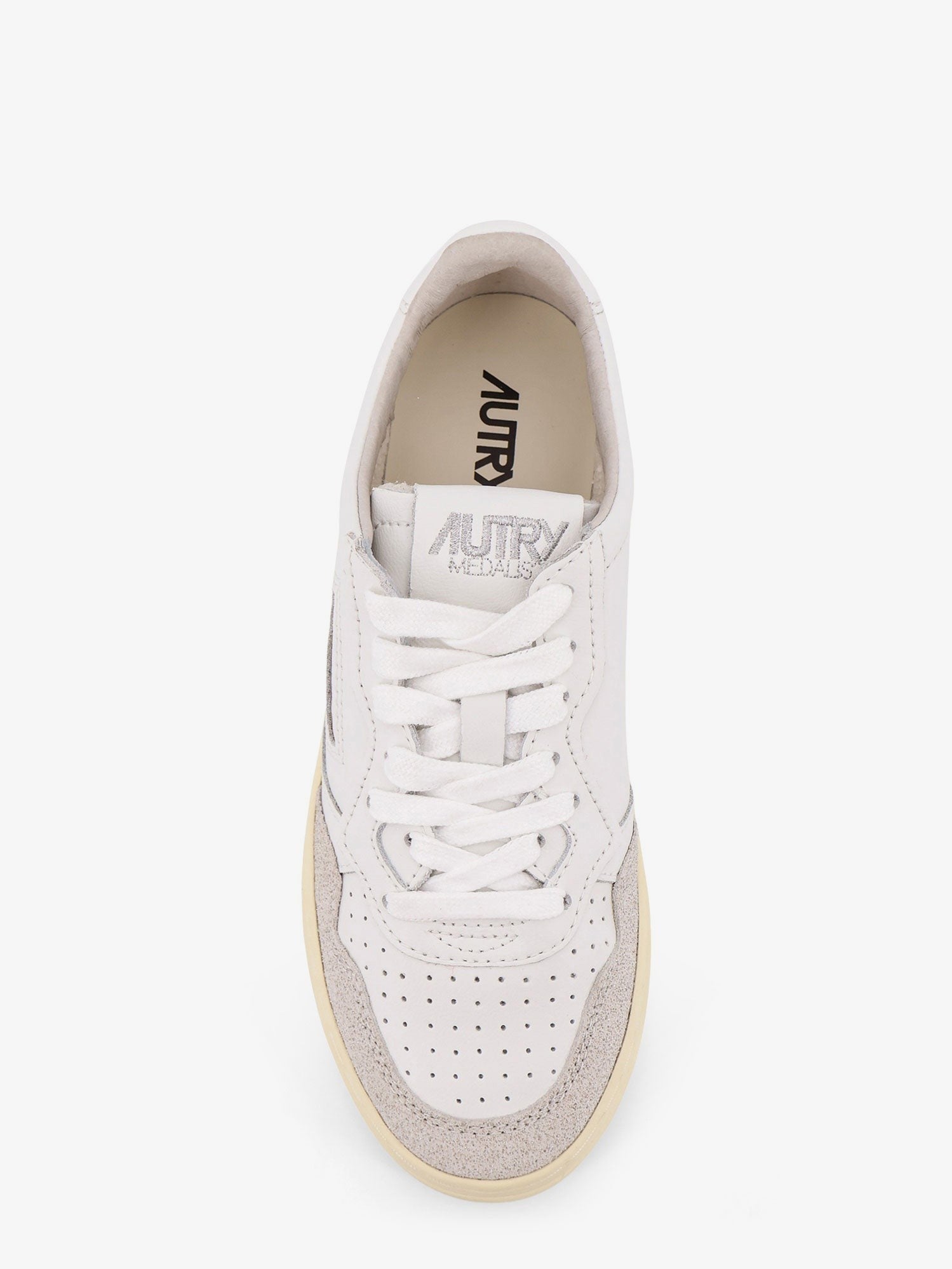 AUTRY Women's Medalist Low Leather Sneakers White