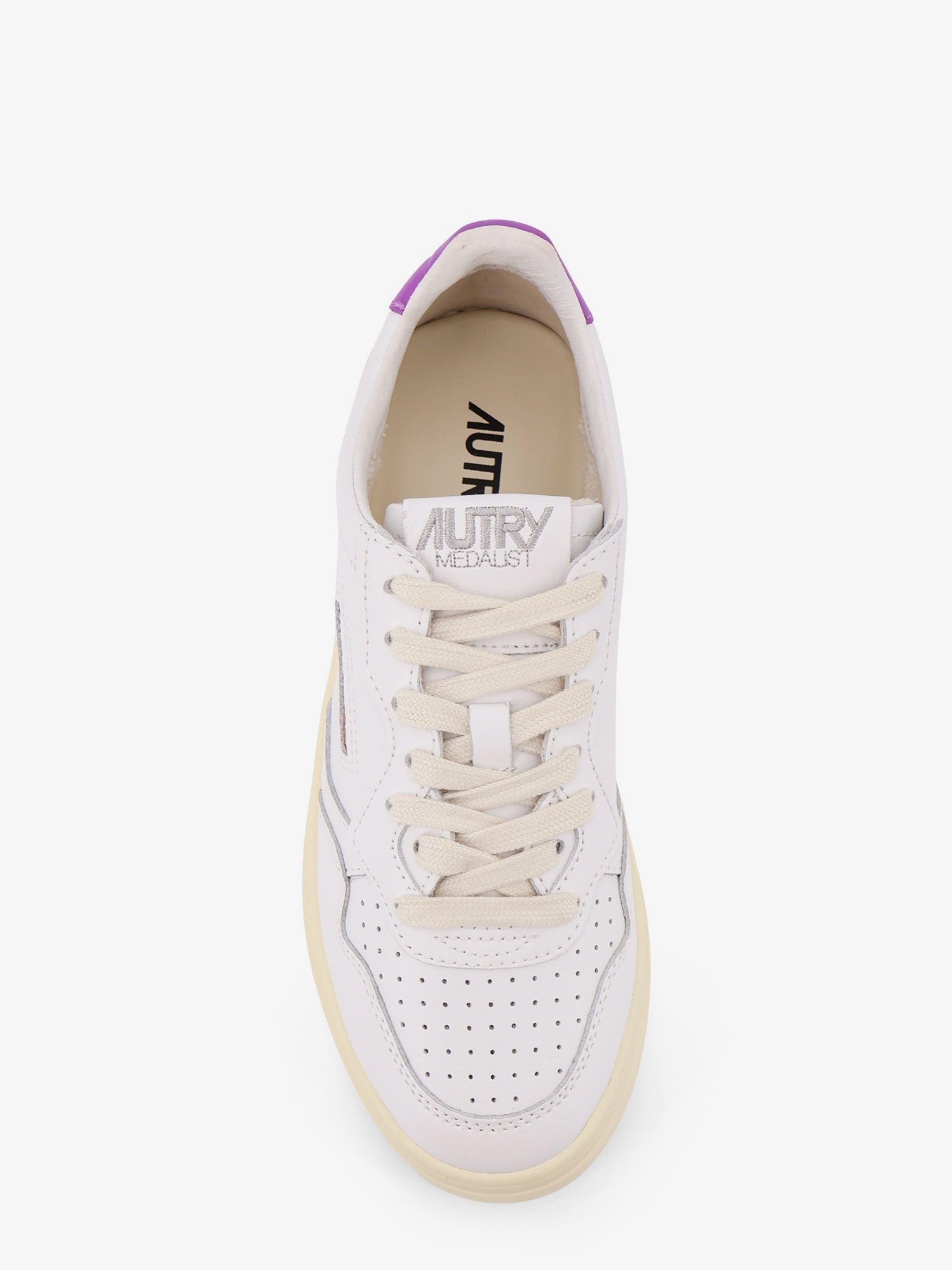 AUTRY Women's Medalist Low Leather Sneakers White