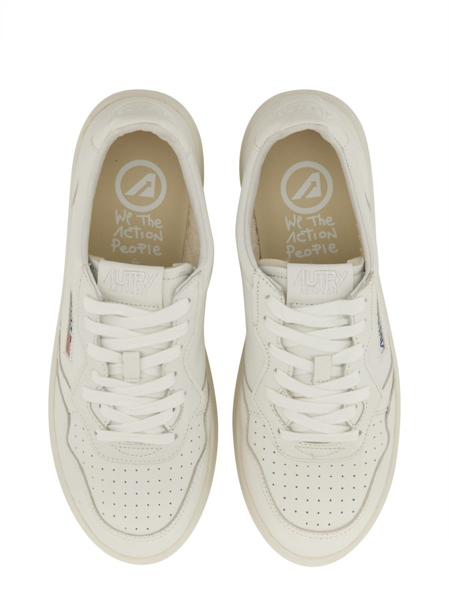 AUTRY Men's Medalist Low Sneaker White