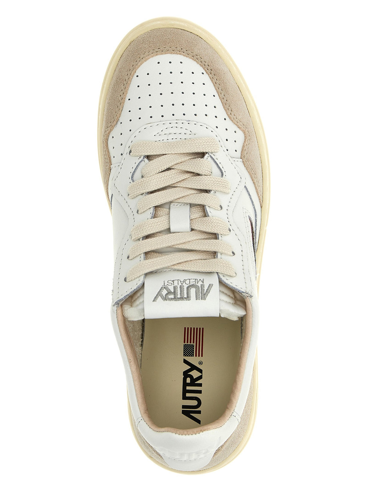 AUTRY Medalist Low Sneaker Beige