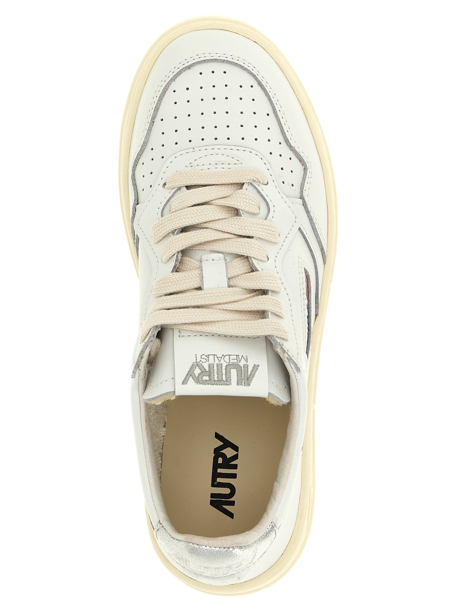 AUTRY Medalist Low Sneaker Silver
