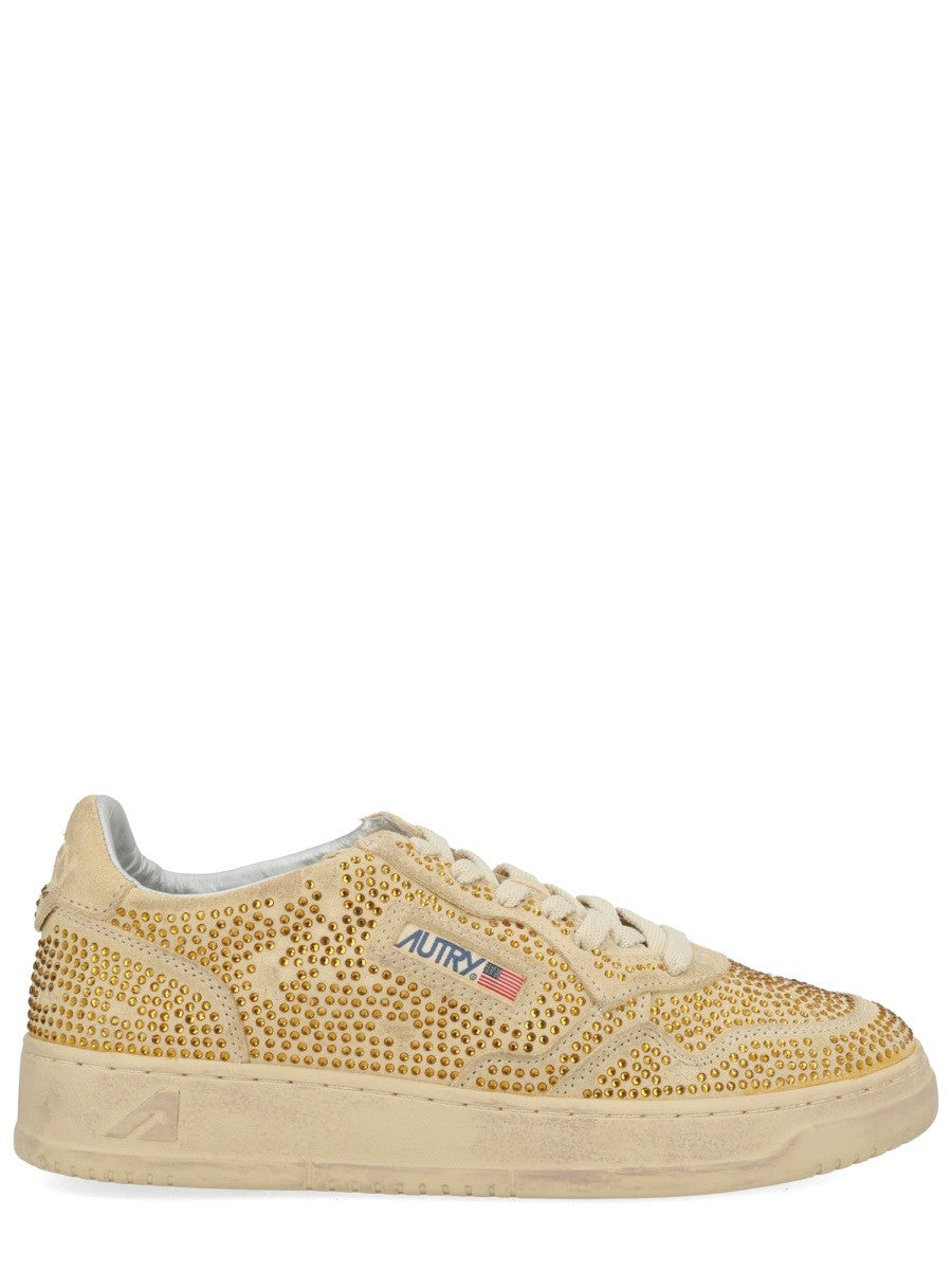 Autry Women's Medalist Low Sneaker Beige AUTRY