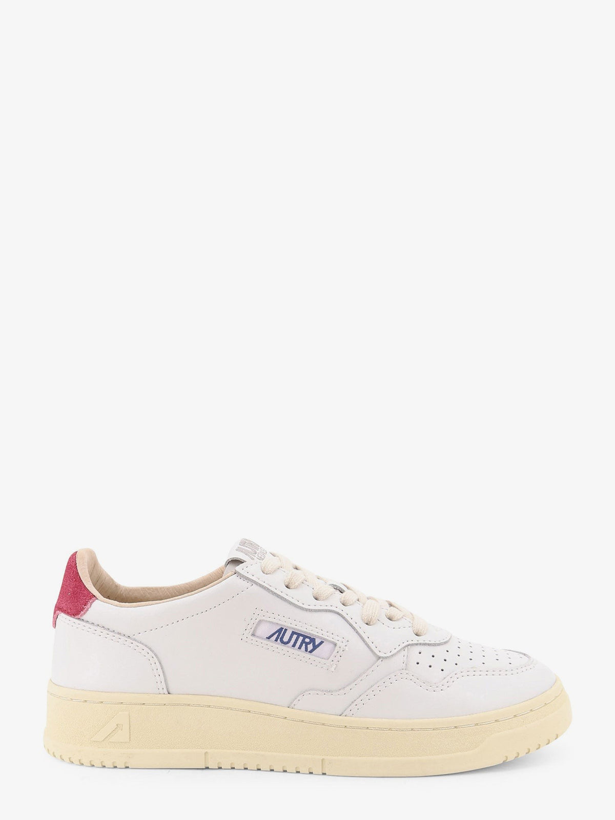 AUTRY Women's Medalist Low Sneakers in Leather and Suede White