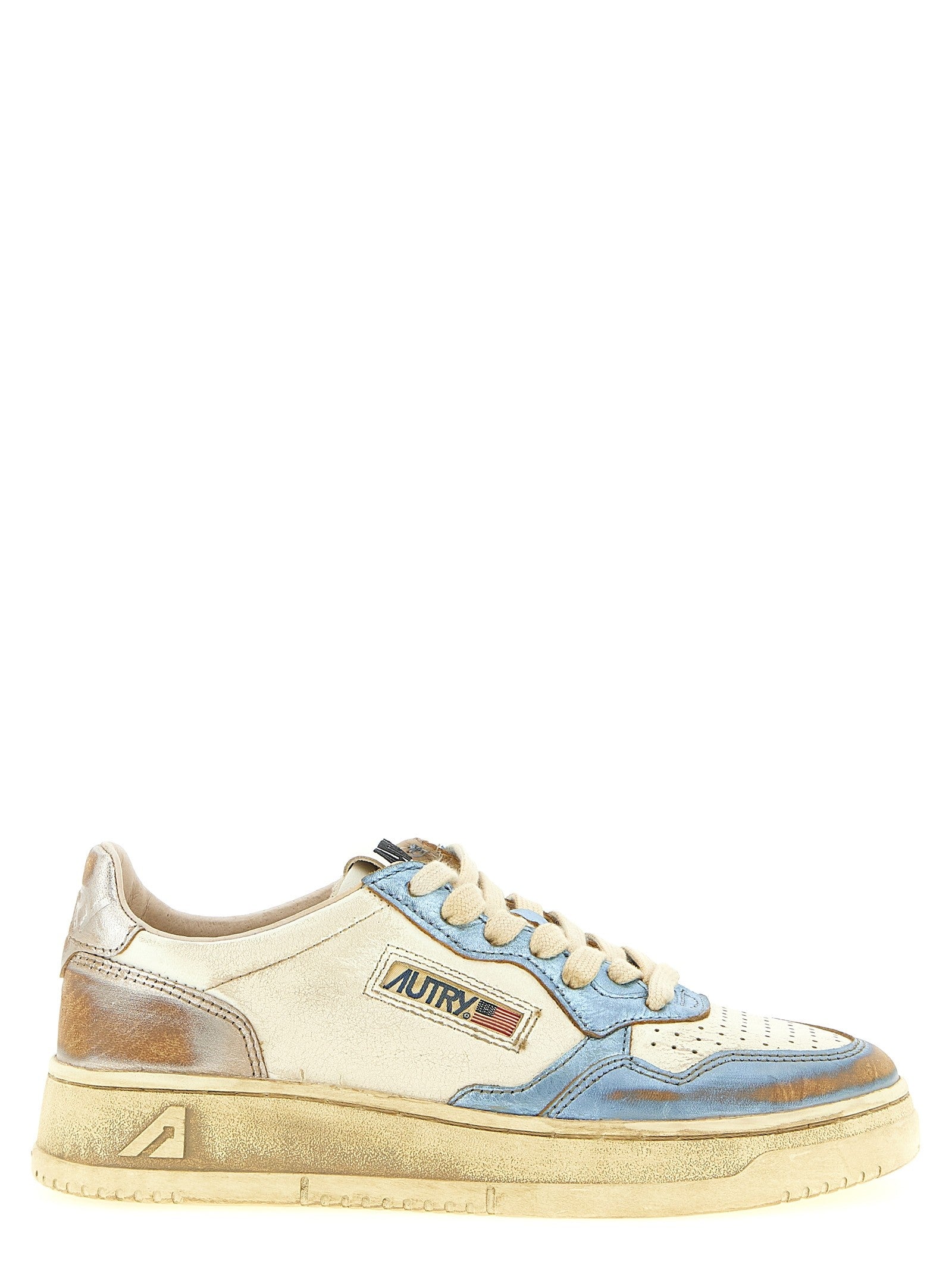 AUTRY Medalist Low Super Vintage Sneakers Gold