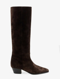 Aeyde Women's Medea Suede Boots Brown