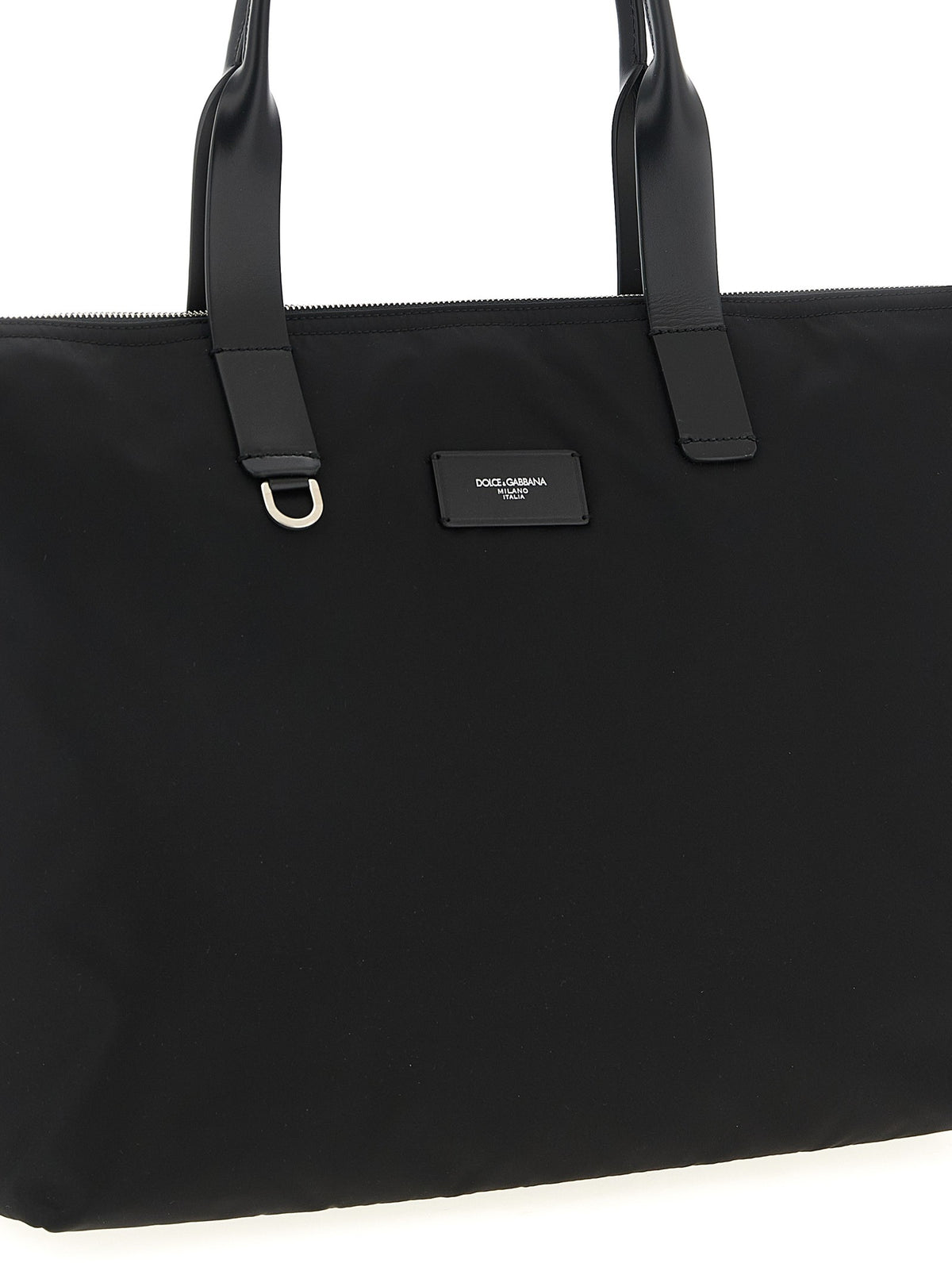 Dolce &amp; Gabbana Media Shopping Bag Black, view 3