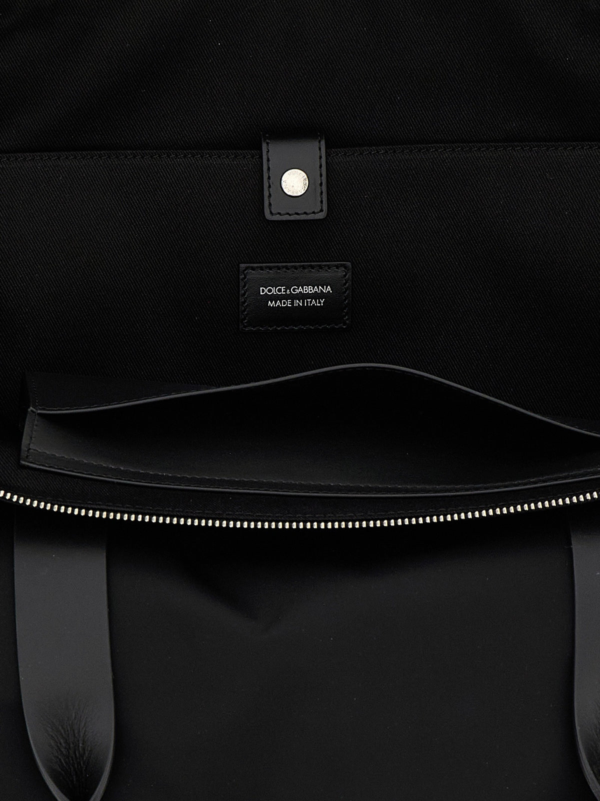 Dolce &amp; Gabbana Media Shopping Bag Black, view 4