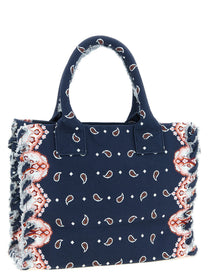 Pinko Medium Beach Shopping Bag Blue