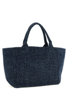 Ganni Medium Bear Shopping Bag Blue, view 2