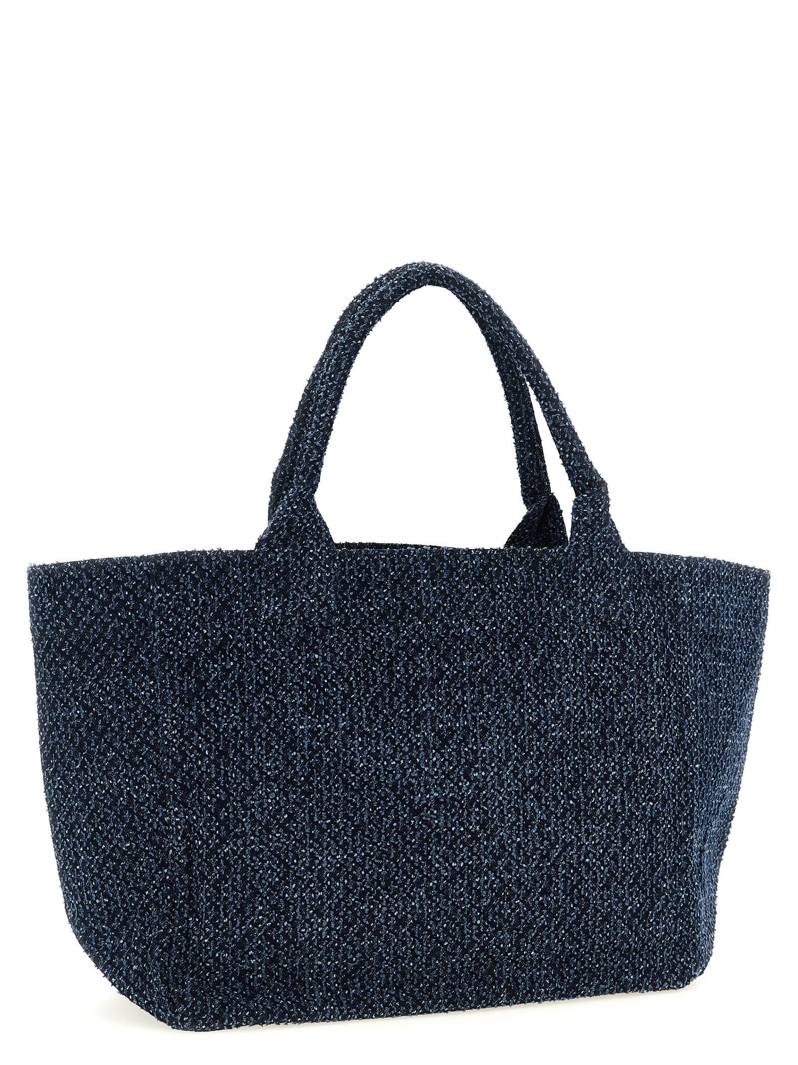 Ganni Medium Bear Shopping Bag Blue