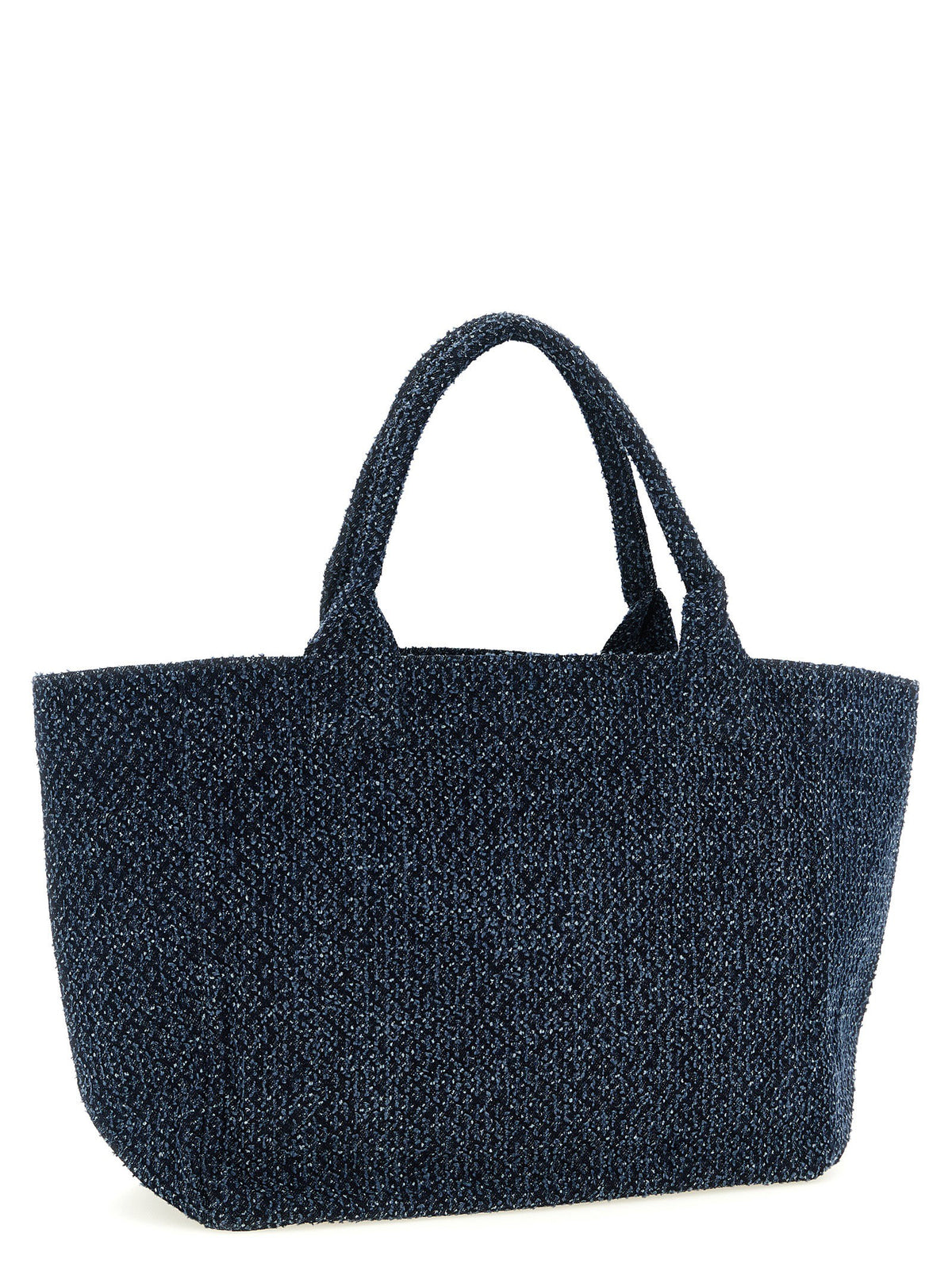 Ganni Medium Bear Shopping Bag Blue, view 2