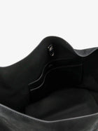 Toteme Women's Medium Belted Suede Shoulder Bag Black, view 4