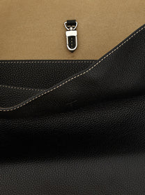 Toteme Medium Belted Tote Shoulder Bag Black